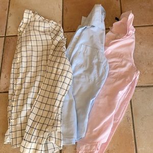 Button up shirts small women’s Bundle 3pieces